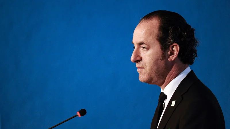 Fotografija: Luca Zaia je močno konsolidiral svojo moč, in to ne samo na lokalni ravni. Foto: Giuseppe Giglia/Reuters