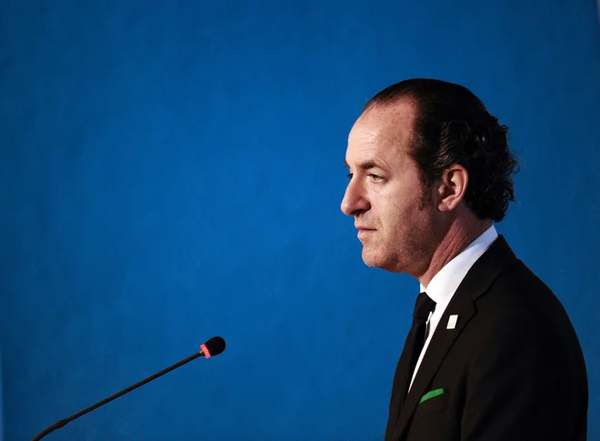 Luca Zaia je močno konsolidiral svojo moč, in to ne samo na lokalni ravni. Foto: Giuseppe Giglia/Reuters