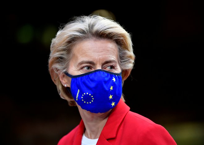 Lani je Ursula von der Leyen Evropejcem obljubila geopolitično komisijo z močnejšim in enotnejšim glasom v svetu. FOTO: John Thys/Reuters