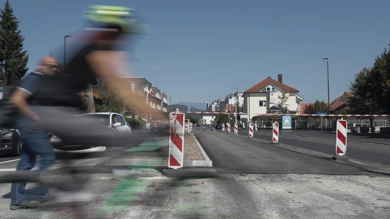 Fotografija: Prenova Dunajske ceste severno od obvoznice je zaključena. FOTO: Uroš Hočevar/Delo