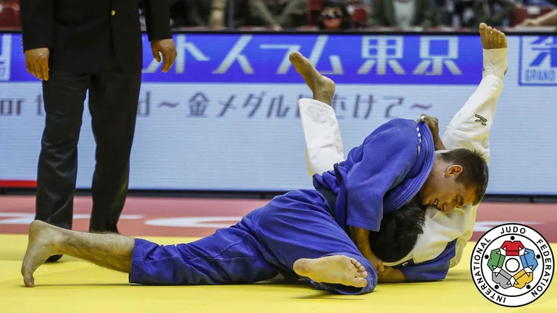 Fotografija: David Štarkel se je veselil svoje druge zlate kolajne na turnirju za evropski pokal po Bratislavi 2017. FOTO: IJF