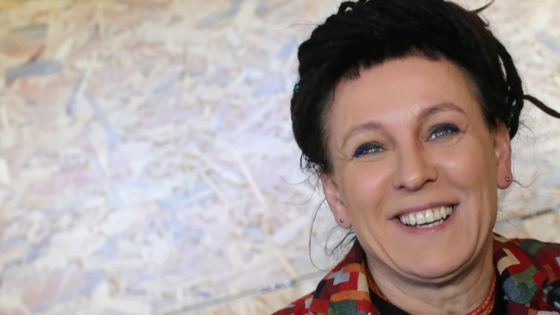 Fotografija: Olga Tokarczuk je prejemnica Nobelove nagrade za leto 2018, istega leta je dobila mednarodnega bookerja, leta 2013 pa je bila nagrajenka Vilenice. Foto Tomi Lombar