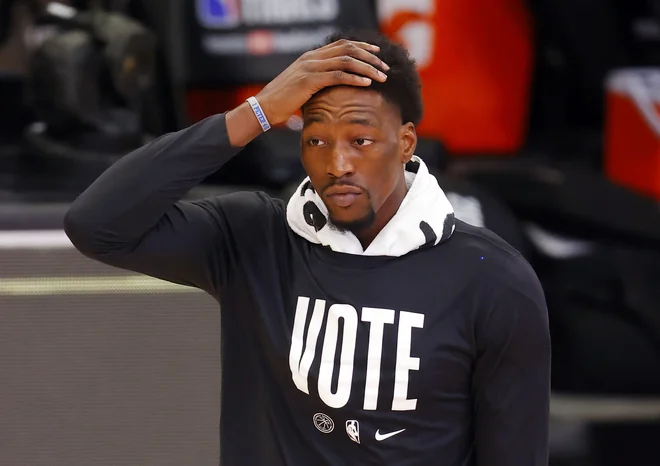 Tudi Bam Adebayo najbrž ne bo igral tretje tekme. FOTO: Kevin C. Cox/AFP