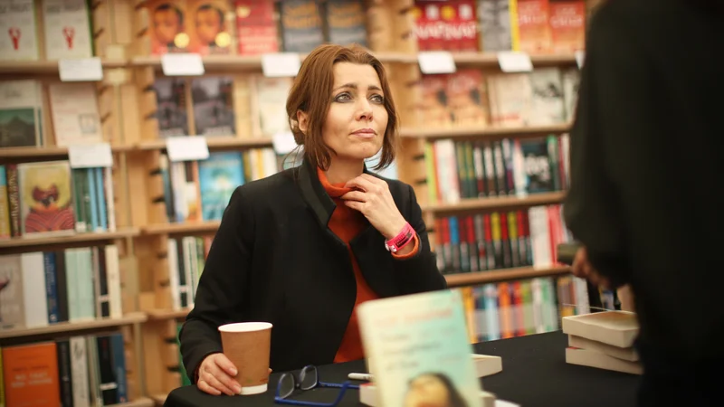 Fotografija: Elif Shafak je angažirana literarna in družbena aktivistka. Foto Jure Eržen