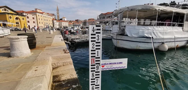 Kako bi rešili PIran pred potopom? FOTO: Boris Šuligoj/Delo