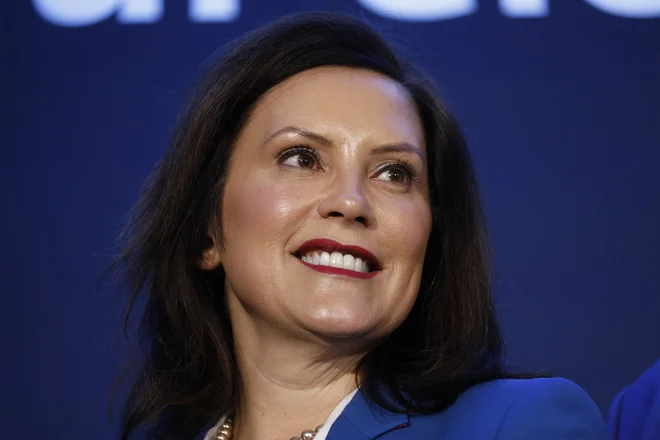 Demokratska guvernerka Michigana Gretchen Whitmer. Foto Bill Pugliano Afp