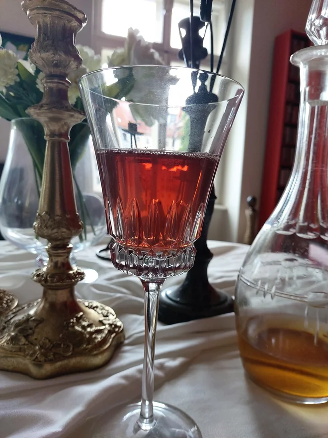 Po odlični oddaji ali kar tako prija dobra pijača v elegantnih kozarcih. FOTO: osebni arhiv