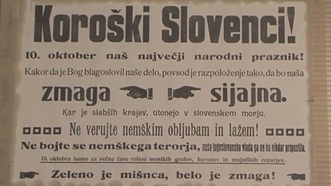 Slovesnost ob 100. obletnici koroškega plebiscita Foto Tv Slo