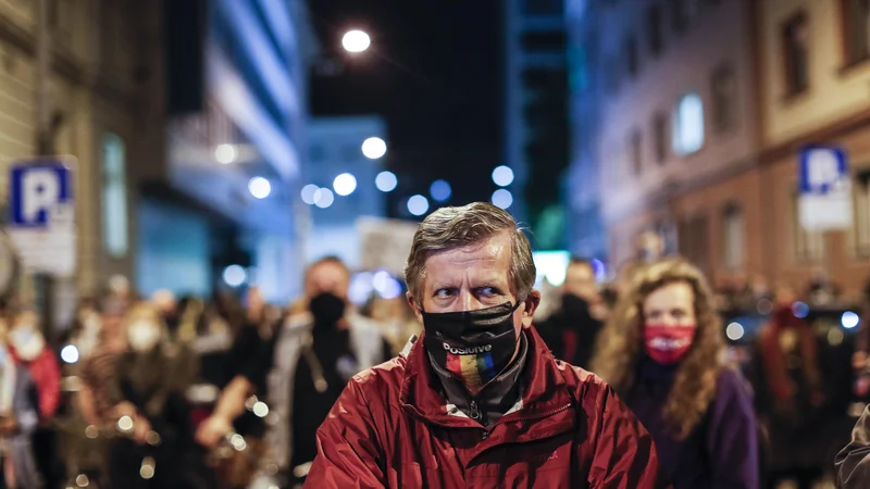 Fotografija: Protivladne kolesarske demonstracije. FOTO: Uroš Hočevar/Delo