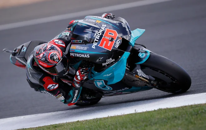 Fabio Quartararo je na dobri poti k naslovu. FOTO: Stephane Mahe/Reuters
