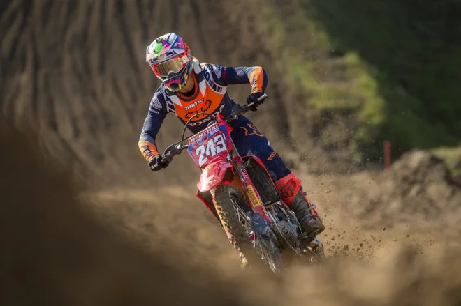 Tim Gajser je bil drugi na VN Španije. FOTO: Honda Racing