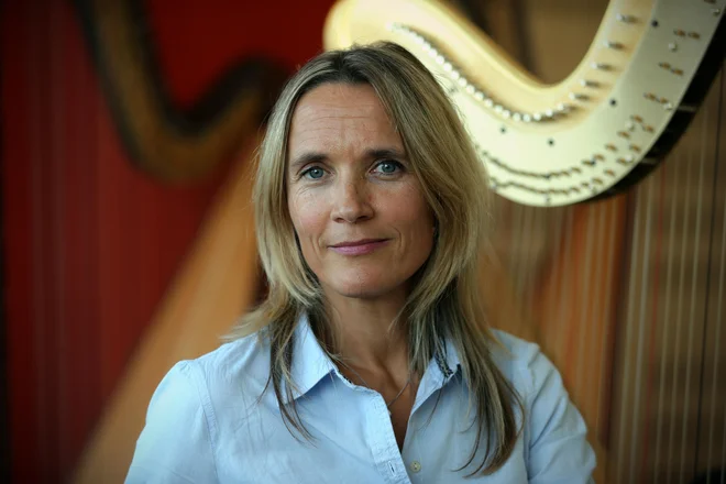 Mojca Zlobko Vajgl, harfistka Foto Uroš Hočevar