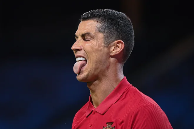 Moderna kuga se je dotaknila tudi nogometnega boga Cristiana Ronalda. FOTO: Jonathan Nackstrand/AFP