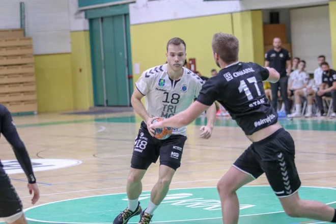 Marko Kotar je zagotovil zmago Trimo. FOTO: Dominik Pekeč/RK Trimo