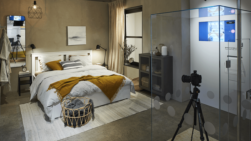 Fotografija: V muzeju si je s fotografiranjem mogoče izdelati personalizirano naslovnico letošnjega kataloga. Arhiv muzej Ikea