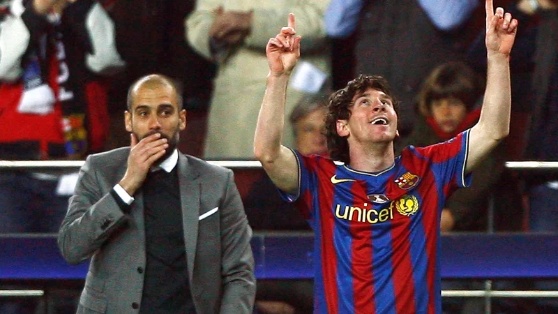Fotografija: Lionel Messi je bil letos poleti najbližje odhodu iz Barcelone, prihodnje leto bi naj res odšel. Najverjetneje k Pepu Guardoli v Manchester City. FOTO: Albert Gea/Reuters