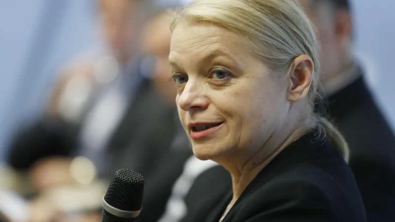 Fotografija: Stanislava Zadravec Caprirolo: Investicijska vlaganja podjetij bi se prihodnje leto lahko povečala, zato bi bila koristna poroštvena shema za financiranje investicij. FOTO: Leon Vidic/Delo
