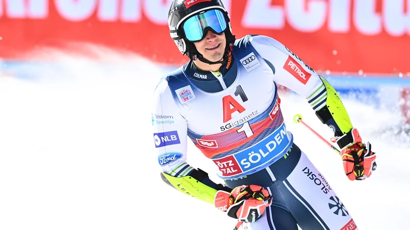 Fotografija: Žan Kranjec je vodilni slovenski alpski smučar. FOTO: Joe Klamar/AFP