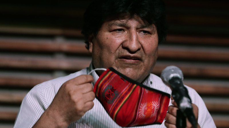 Fotografija: Evo Morales je Bolivijo vodil med letoma 2006 in 2019. FOTO: Alejandro Pagni/AFP