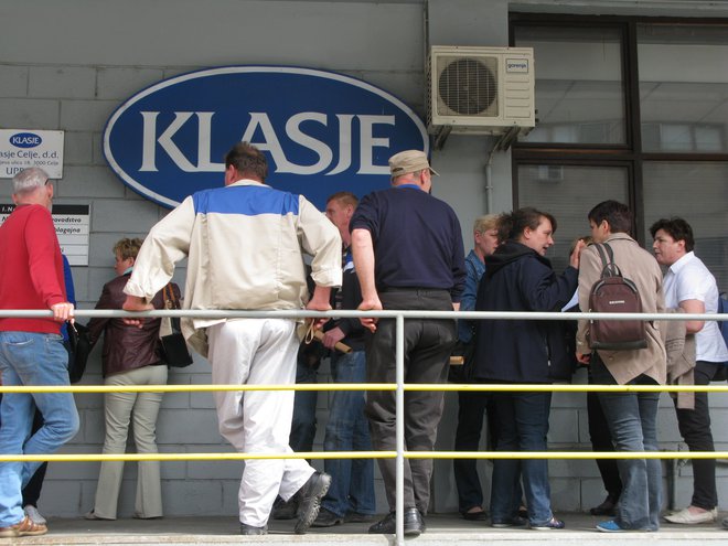 Okoli sto delavcev je v Klasju izgubilo delo. FOTO: Špela Kuralt/Delo