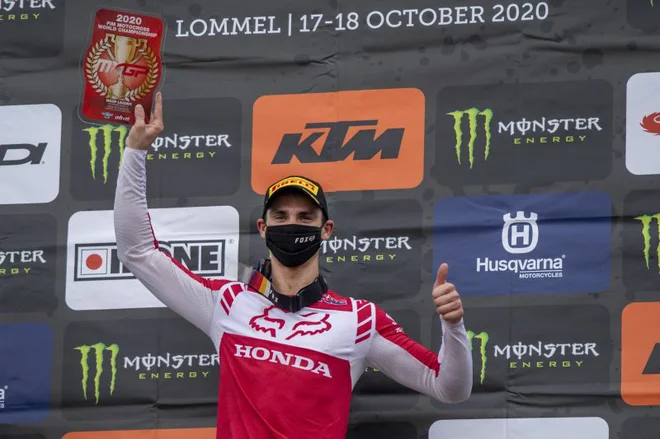 Tim Gajser je zbral že 21 zmag v svetovnem prvenstvu. FOTO: Honda Racing