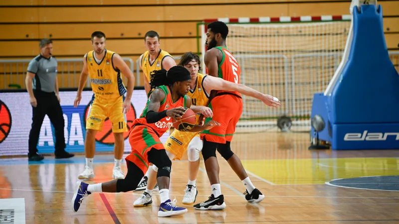 Fotografija: Kendrick Perry je bil tudi v Kopru prvi strelec Cedevite Olimpije. FOTO: ABA