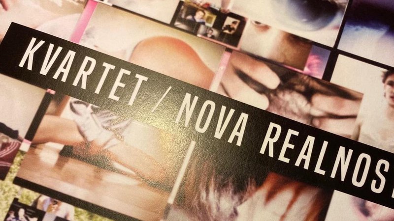 Fotografija: Naslovnica knjige študentov III.letnika: Kvartet/Nova realnost FOTO: Arhiv Agrft