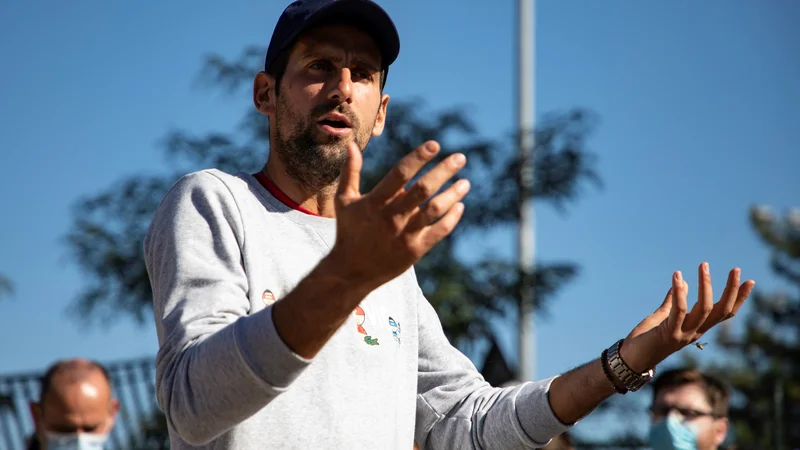 Fotografija: Novak Đoković se je nedavno za daljši čas mudil tudi v Beogradu. FOTO: Marko Djurica/Reuters