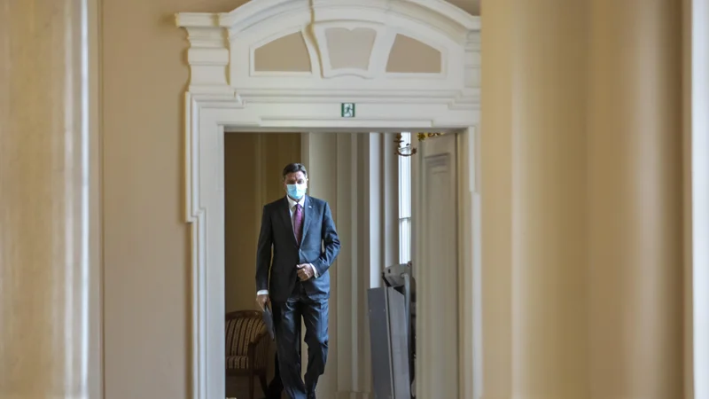 Fotografija: Predsednik republike Borut Pahor se ponavlja v pozivih k sodelovanju v politiki in poudarja, da je na tem položaju zato, da z vlado sodeluje. FOTO: Voranc Vogel/Delo