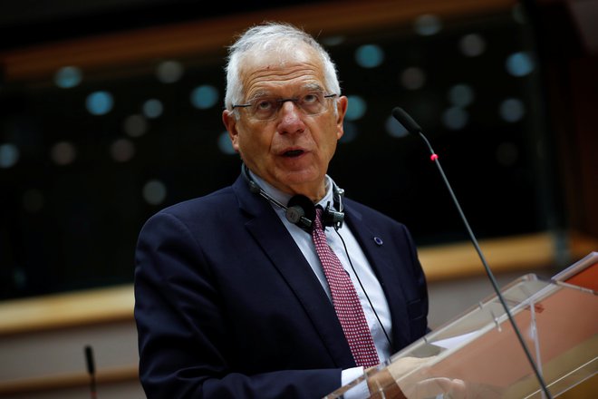 Visoki zunanjepolitični predstavnik unije Josep Borrell<strong> </strong>je Erdoganov besedni napad na Macrona v nedeljo označil za nesprejemljivega. FOTO: Pool Reuters