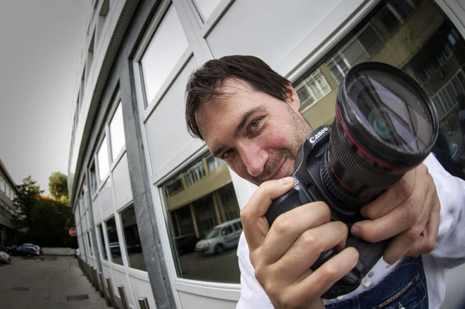 Fotograf Dejan Mijović: To je zame velik uspeh. FOTO: Voranc Vogel/Delo