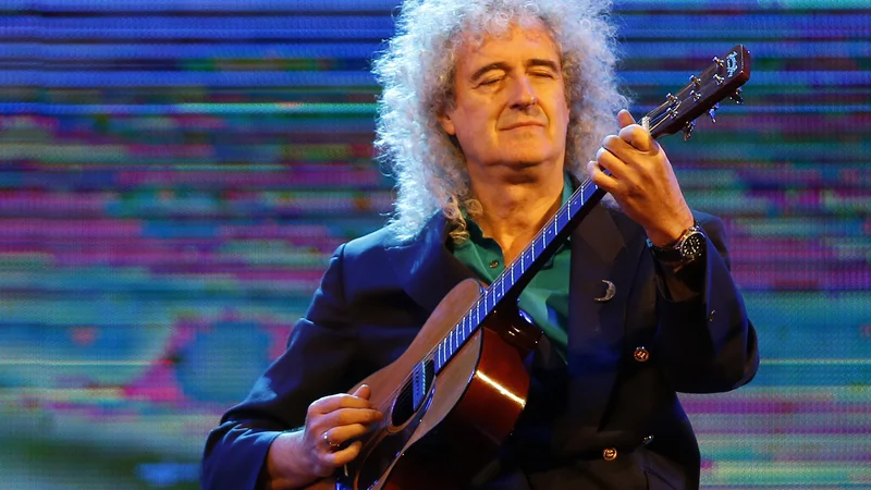 Brian May je<strong>&nbsp;</strong>eden od ustanoviteljev legendarne rock skupine Queen. FOTO: Darrin Zammit Lupi/Reuters
