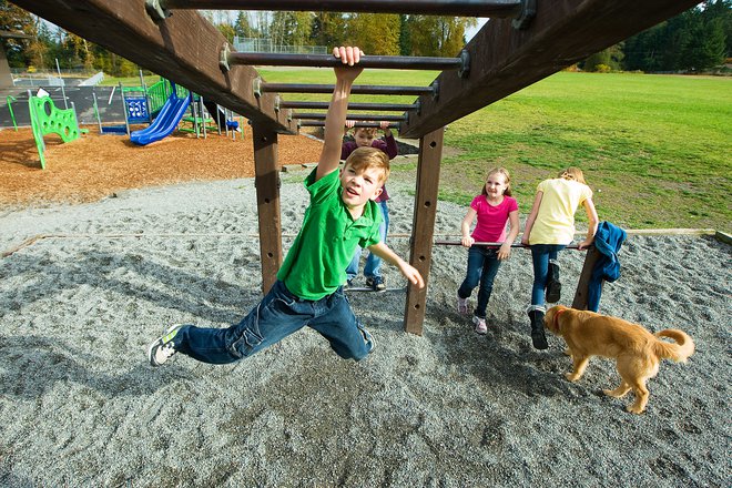 Gibalna učinkovitost slovenskih šolarjev je med prvim valom epidemije povprečno upadla za 13 odstotkov. FOTO: Shutterstock