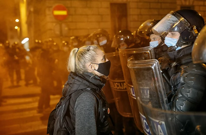 Petkovi protivladni protesti. FOTO: Blaž Samec/Delo