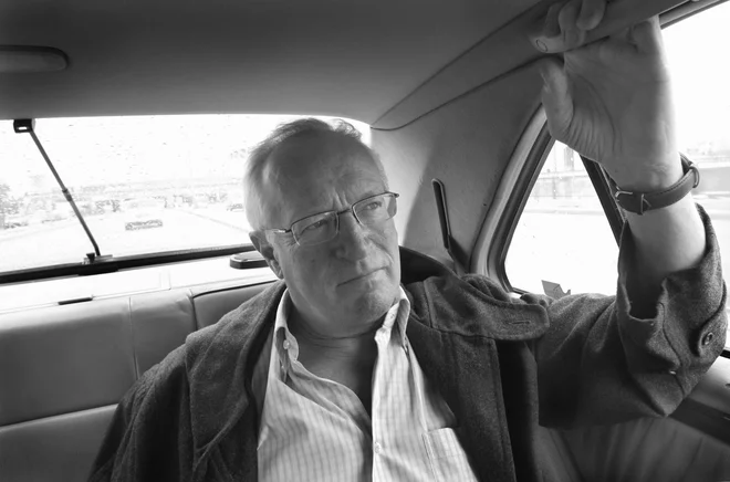 Robert Fisk v Bejrutu. FOTO: Jure Eržen/DELO