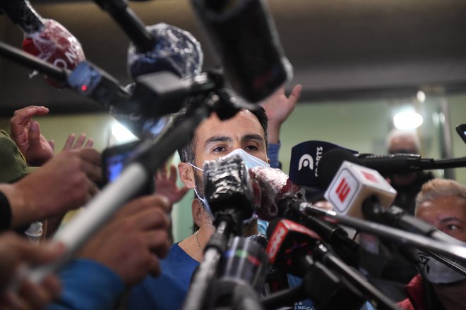 Zdravnik Leopoldo Luque je pojasnil Maradonovo stanje. FOTO: Ramiro Gomez/AFP