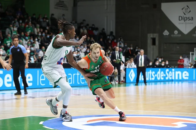 Jaka Blažič in soigralci bodo ta konec tedna znova počivali. Foto EuroCup