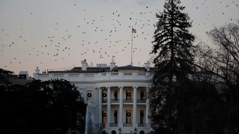 Fotografija: Bela hiša. FOTO: Jim Young/Reuters