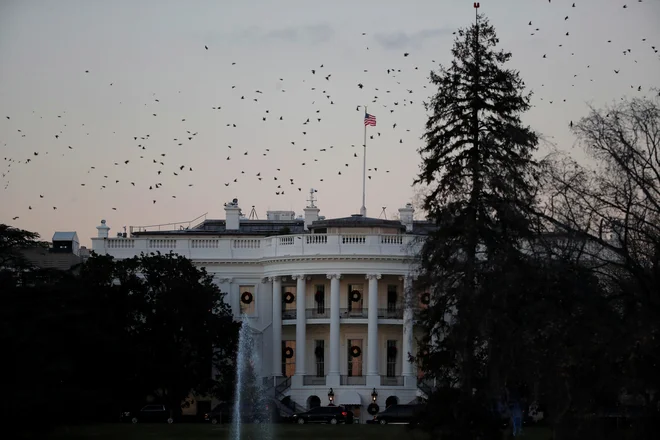 Bela hiša. FOTO: Jim Young/Reuters