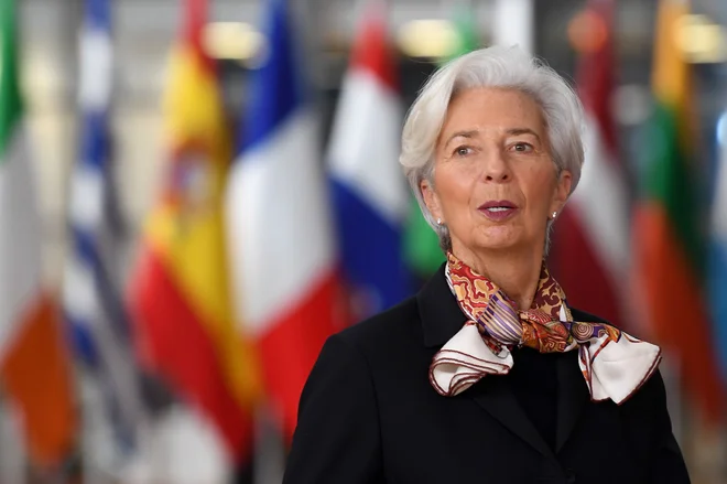 Christine Lagarde je že zelo jasno napovedala podaljšanje podpore gospodarstvu zaradi koronavirusa. FOTO: Alain Jocard/AFP