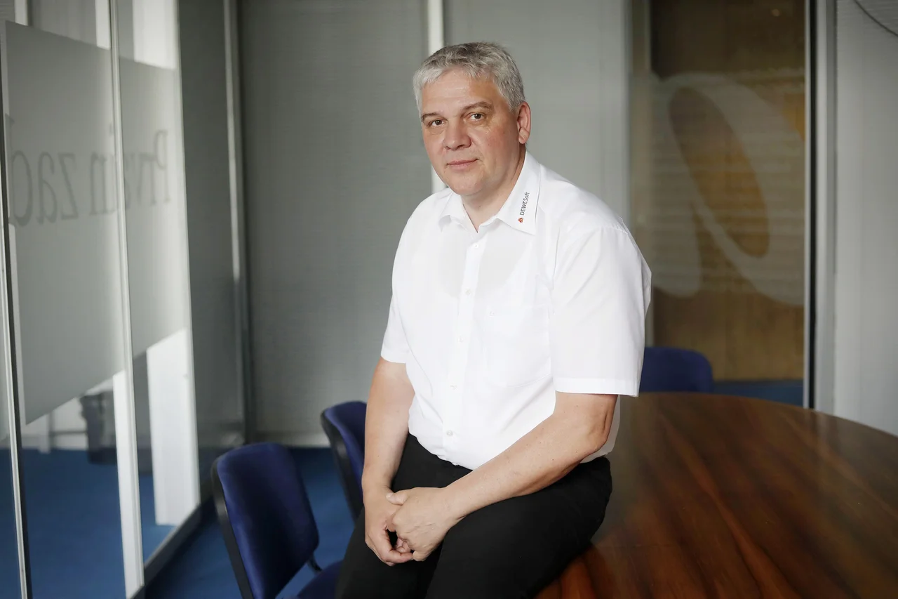Fotografija: Andrej Orožen, soustanovitelj in direktor podjetja Dewesoft
Foto Leon Vidic / Delo