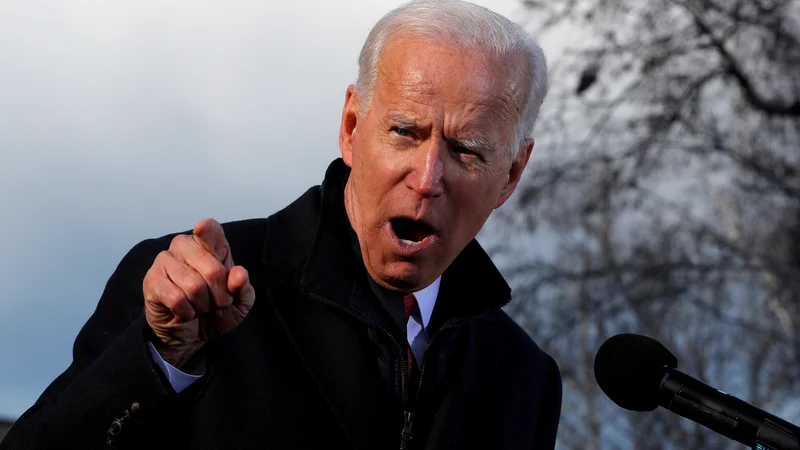 Fotografija: Delo pred nami bo težko, je ocenil Biden, novi ameriški predsednik. FOTO: Mike Segar/Reuters