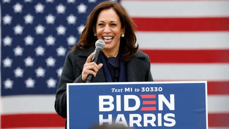 Fotografija: Kamala Harris  FOTO: Jeff Kowalsky Afp