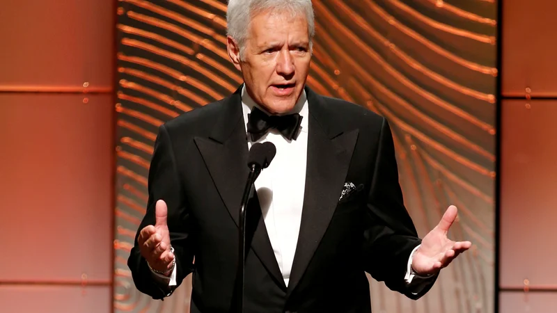 Fotografija: Alex Trebek je umrl v 81. letu. FOTO: Danny Moloshok/Reuters