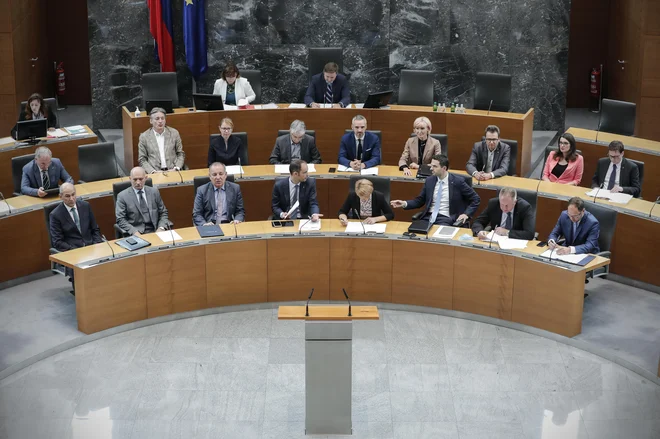 Anketirani so tokrat tako delo vlade kot državnega zbora ocenili bolje kot oktobra. FOTO: Uroš Hočevar/Delo