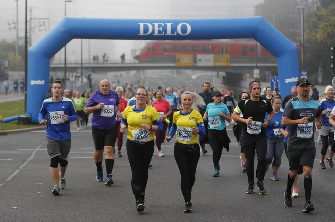 Nekoč bom tekel tudi na pravem maratonu. FOTO: Leon Vidic/Delo