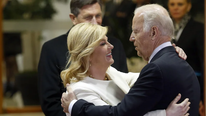 Fotografija: Joe Biden je nazadnje obiskal Hrvaško leta 2015 med vrhom Brdo-Brioni. FOTO: Matej Družnik/Delo