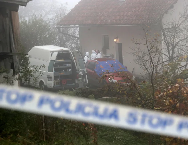 Prizorišče družinske tragedije FOTO: Dejan Javornik/Delo