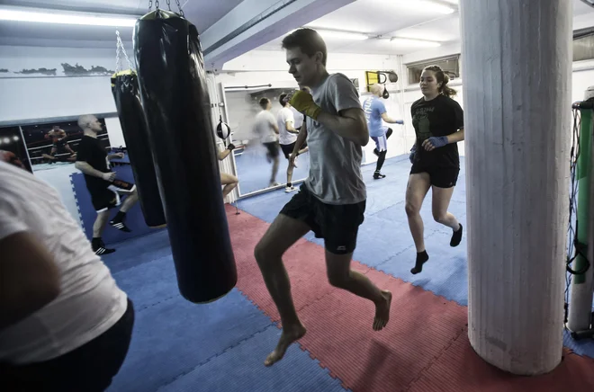 Boks kot rekreacija - Fight club. FOTO: Blaž Samec