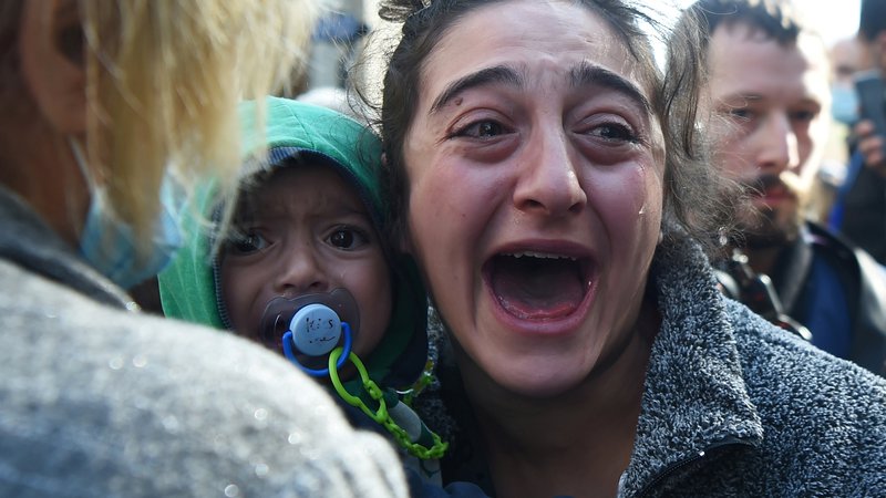 Fotografija: Protesti proti predsedniku vlade v Armeniji. FOTO: Lusi Sargsyan/Reuters